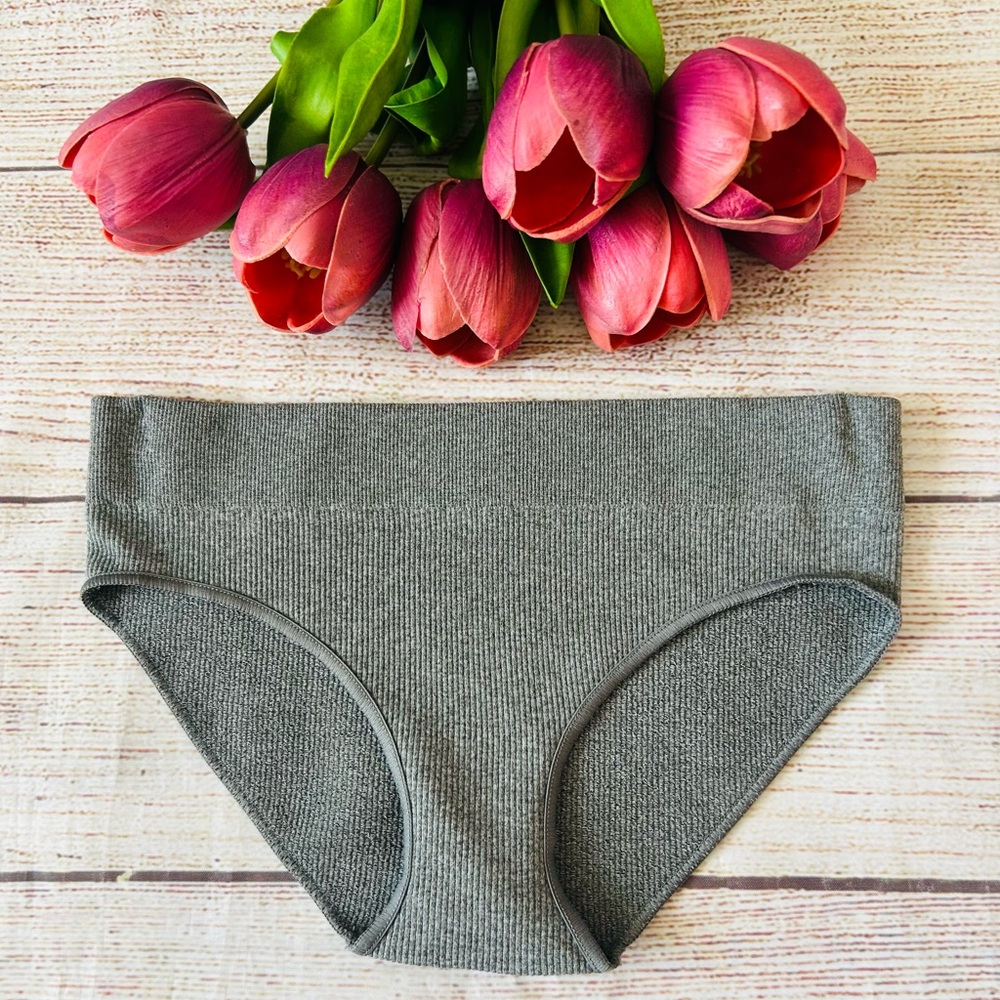 Aerie Grey Real Good Super Chill Bikini Underwear Size XXS NWOT